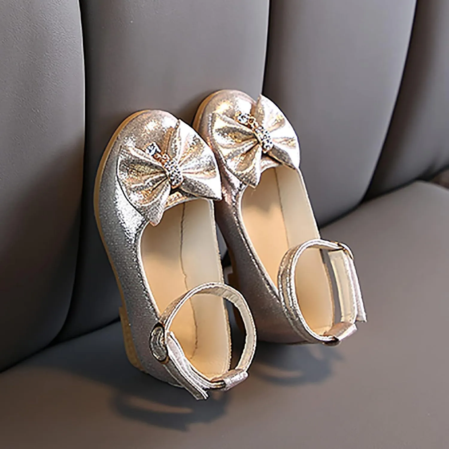 Baby Shoes Toddler Walking Bowknot Dance Crystal Kids Girls Shoes Children Shoes Shallow Baby First WaIker Shoes