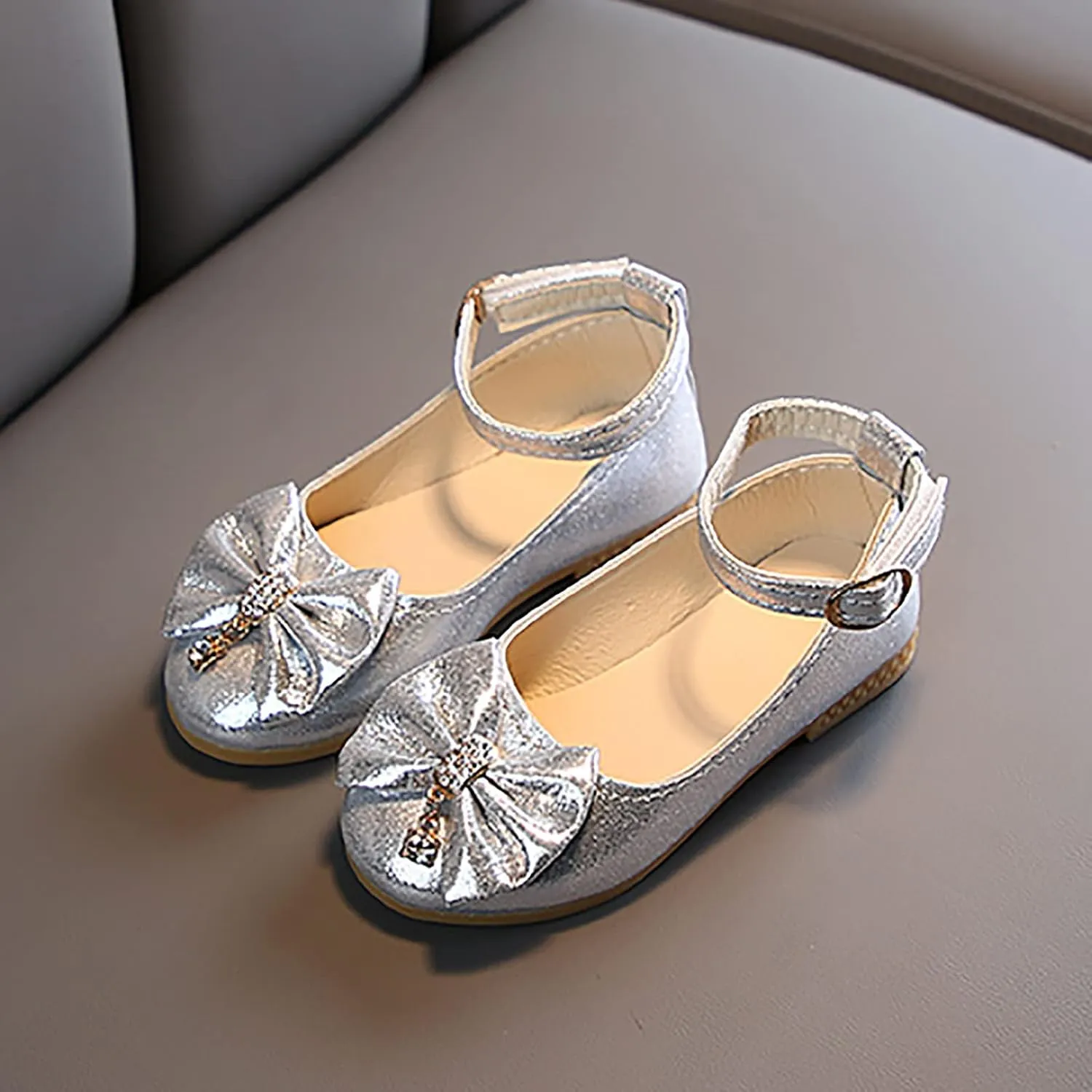 Baby Shoes Toddler Walking Bowknot Dance Crystal Kids Girls Shoes Children Shoes Shallow Baby First WaIker Shoes