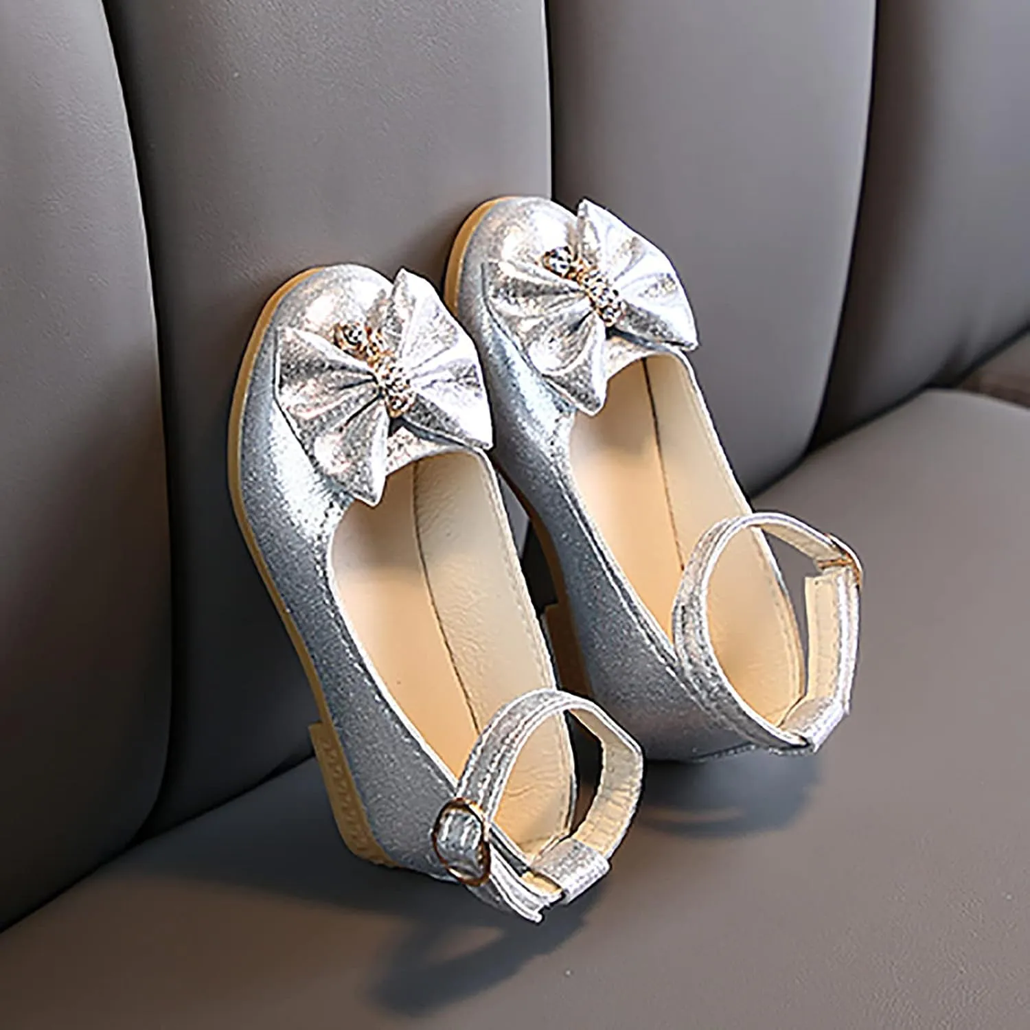 Baby Shoes Toddler Walking Bowknot Dance Crystal Kids Girls Shoes Children Shoes Shallow Baby First WaIker Shoes