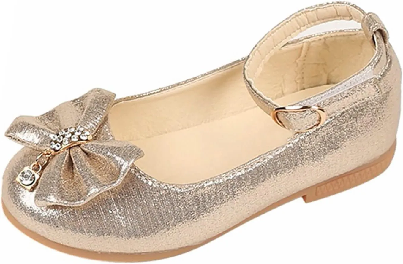 Baby Shoes Toddler Walking Bowknot Dance Crystal Kids Girls Shoes Children Shoes Shallow Baby First WaIker Shoes