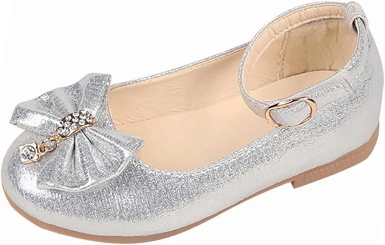 Baby Shoes Toddler Walking Bowknot Dance Crystal Kids Girls Shoes Children Shoes Shallow Baby First WaIker Shoes