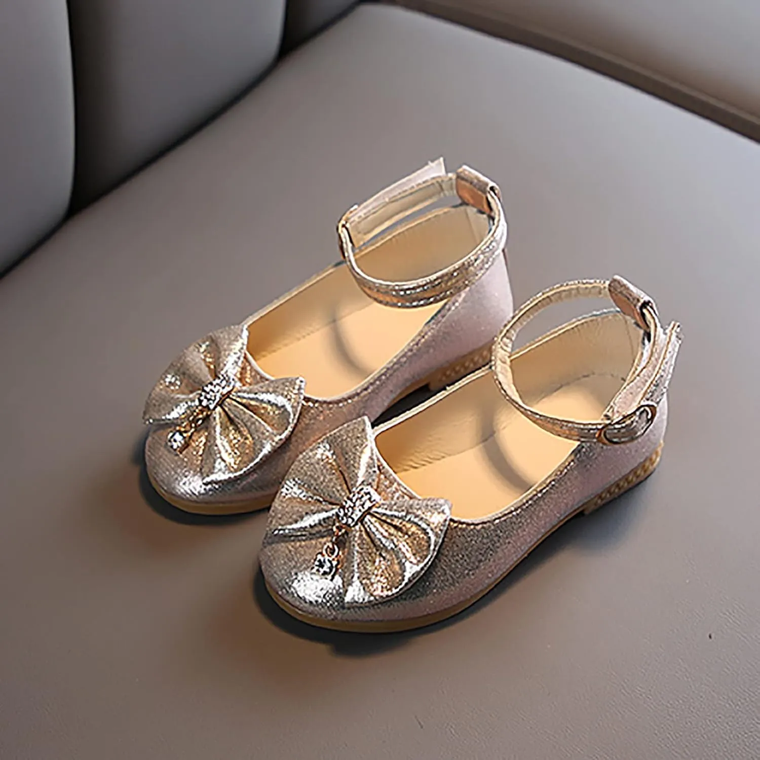 Baby Shoes Toddler Walking Bowknot Dance Crystal Kids Girls Shoes Children Shoes Shallow Baby First WaIker Shoes