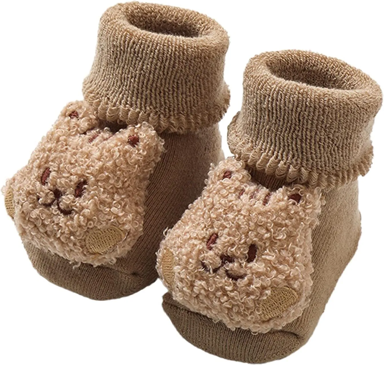 Baby Shoes Toddler Walking Warm Winter Baby Shoes Cartoon Bear Shape Cute Baby Shoes Baby Soft Sole First WaIker
