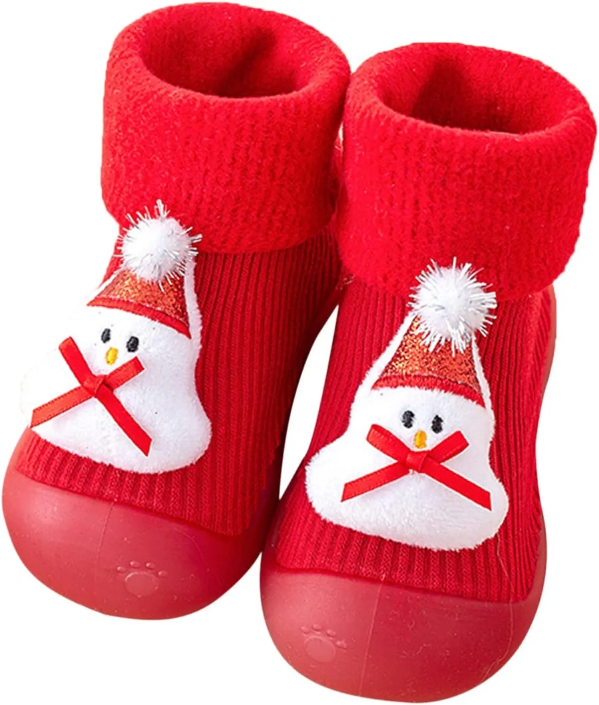 Baby Shoes Warm Winter Cartoon Baby Shoes Baby Soft Sole Shoes Babies First Shoes for Walking (B, 1.5-2 Years)
