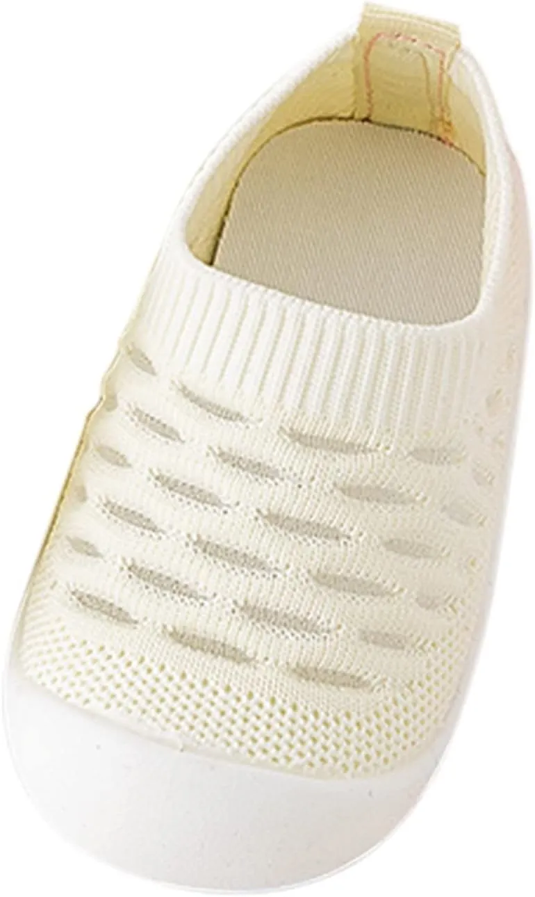 Baby Sneakers Girls Boys Lightweight Mesh Socks Shoes First Walking Shoes Toddler Soft Sole Non Slip Shoes