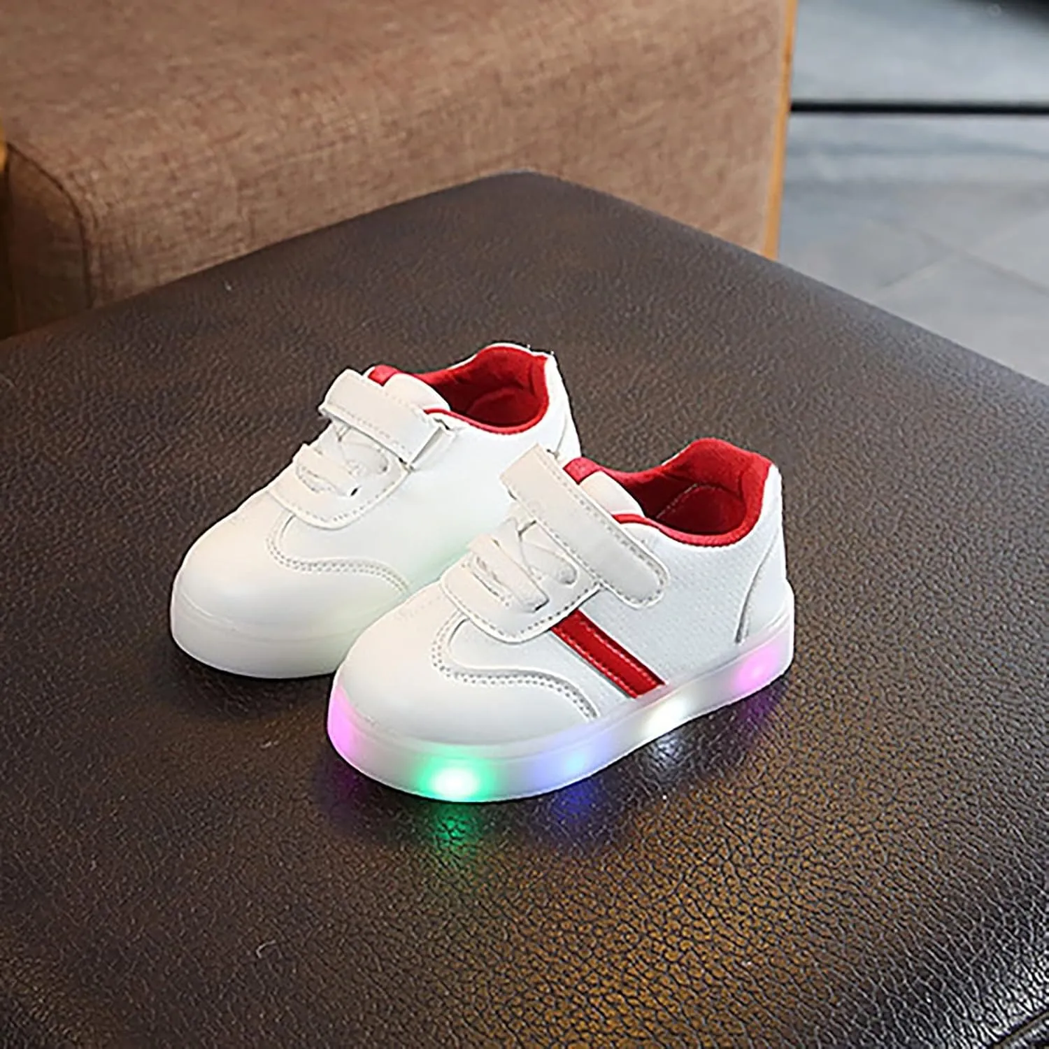 Baby Toddler Light Sneaker Unisex Kids Infant Sneakers Non-Slip Soft Rubber Sole Toddler Crb First Wlker Shoes