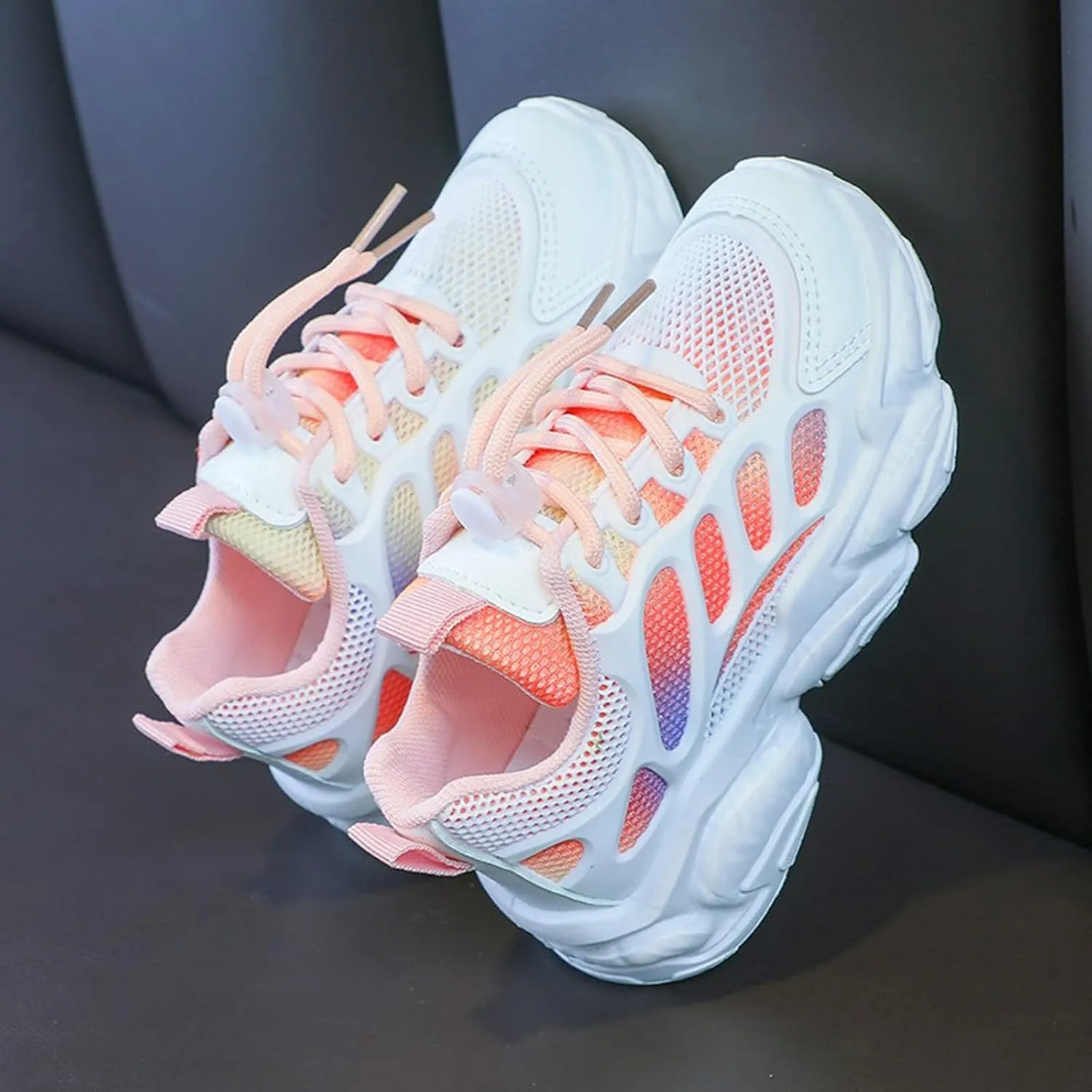 Baby Toddler Mesh Sports Sneaker Kids Leather Boys Sport Breathable Shoes Summer Walking Soft Sole Outdoor Athletic Shoes