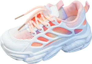 Baby Toddler Mesh Sports Sneaker Kids Leather Boys Sport Breathable Shoes Summer Walking Soft Sole Outdoor Athletic Shoes