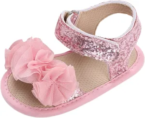 Baby Toddler Sandals Infant Girls Boys Shoes Soft Anti-Slip Sole Sneakers Premium Summer Beach Shoes (Pink, 13=3)