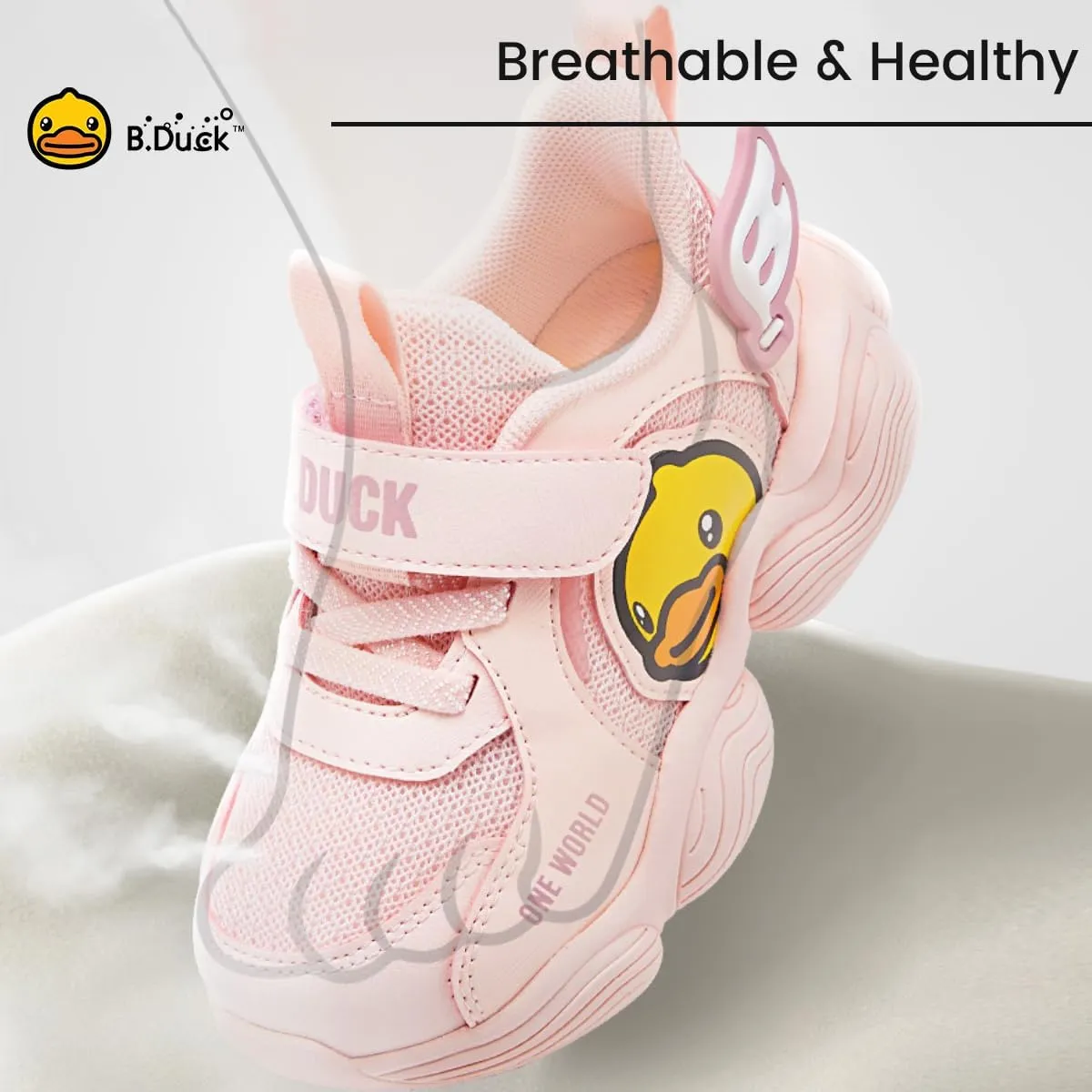 B.Duck Toddler Shoes for Girl and Boy [Comfortable & Fashionable] Kids Shoe Toddler Tennis Shoes Toddler Sneakers for Toddler/Little Kid