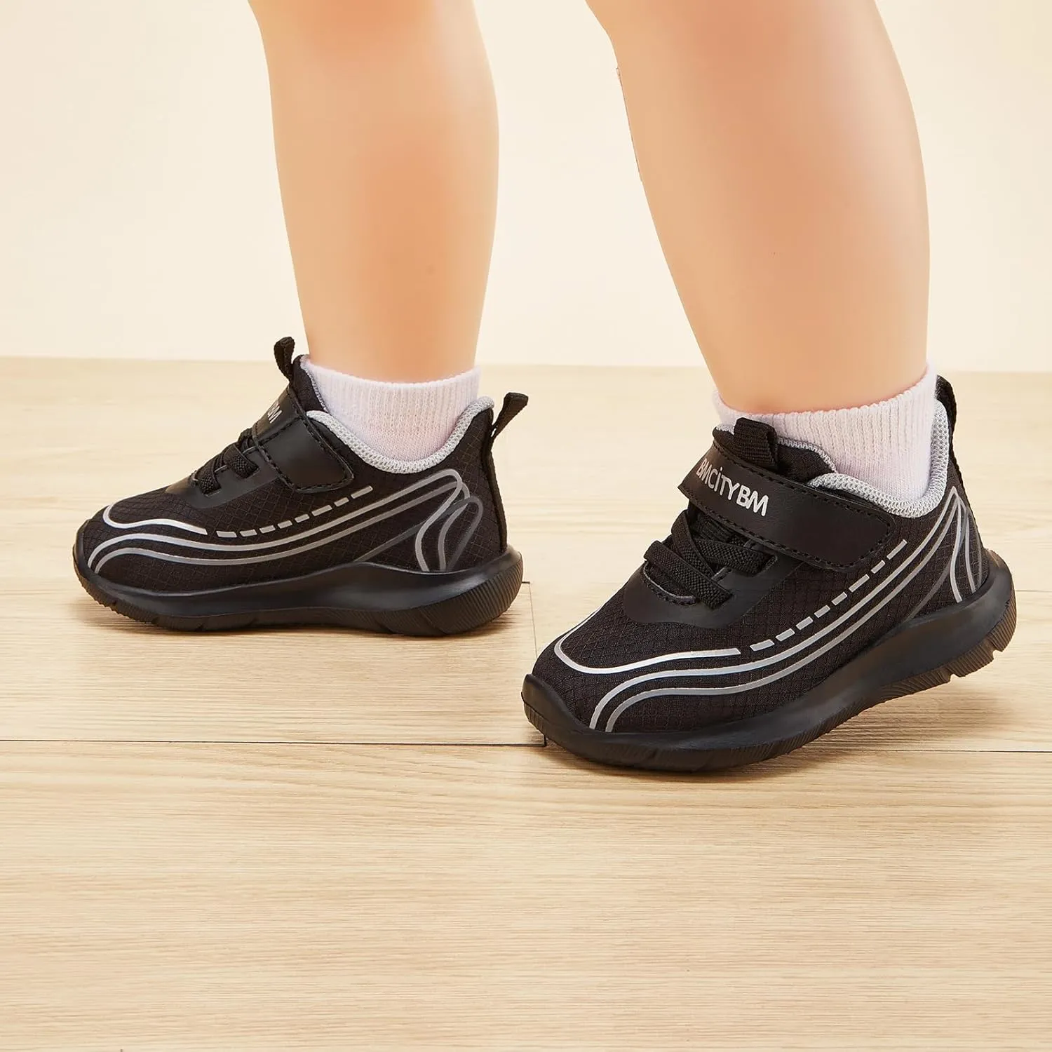 BMCiTYBM Toddler Shoes Boys Girls Walking Sneakers Running Athletic Sports Tennis Shoes