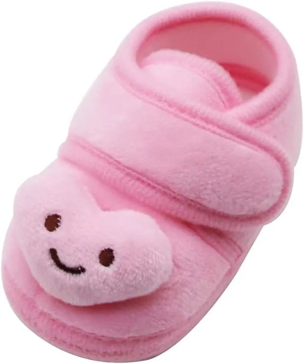 Boots Girls Cloud Shoes Boots Winter Warm Plush Baby Girls Soft Sole Infant Stars Baby Boys Shoes Size 13