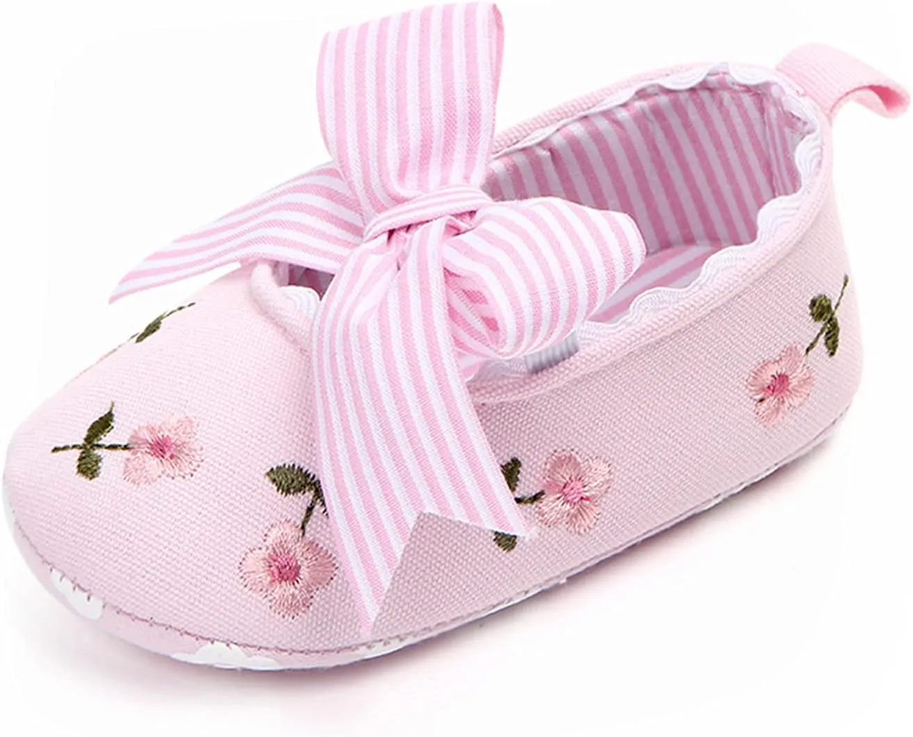 Boy Slip on Soft Shoes Floral Sandals Girls Shoes Bow Non-Slip First Baby Walking Soft Baby Size 2 Boys Shoes