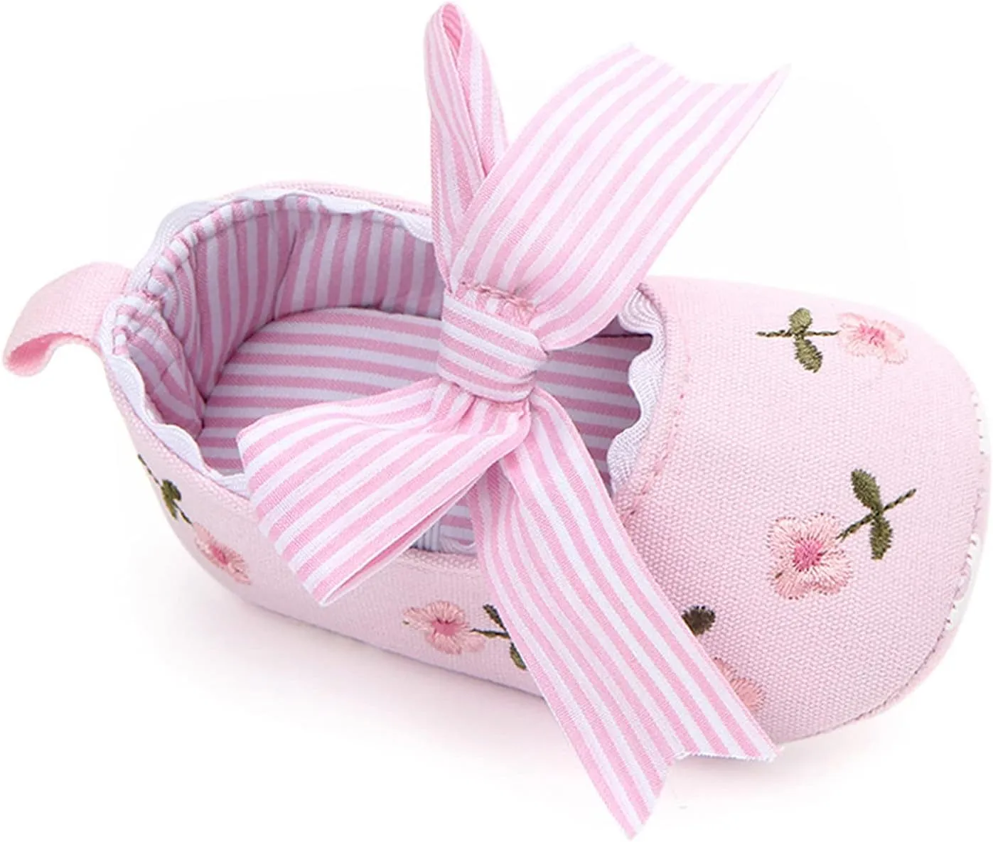 Boy Slip on Soft Shoes Floral Sandals Girls Shoes Bow Non-Slip First Baby Walking Soft Baby Size 2 Boys Shoes