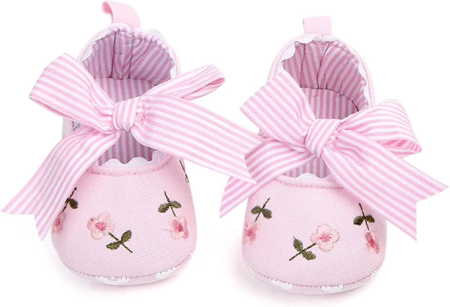 Boy Slip on Soft Shoes Floral Sandals Girls Shoes Bow Non-Slip First Baby Walking Soft Baby Size 2 Boys Shoes