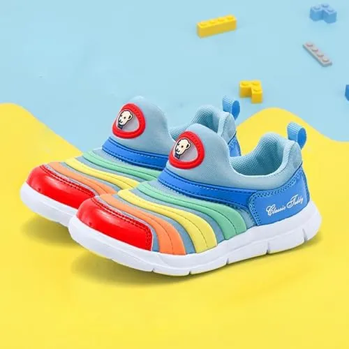 Boys and Girls Sneaker Double-Layer Mesh Baby Shoes Toddler Sneakers Kids Sneakers Low Top Slip-On