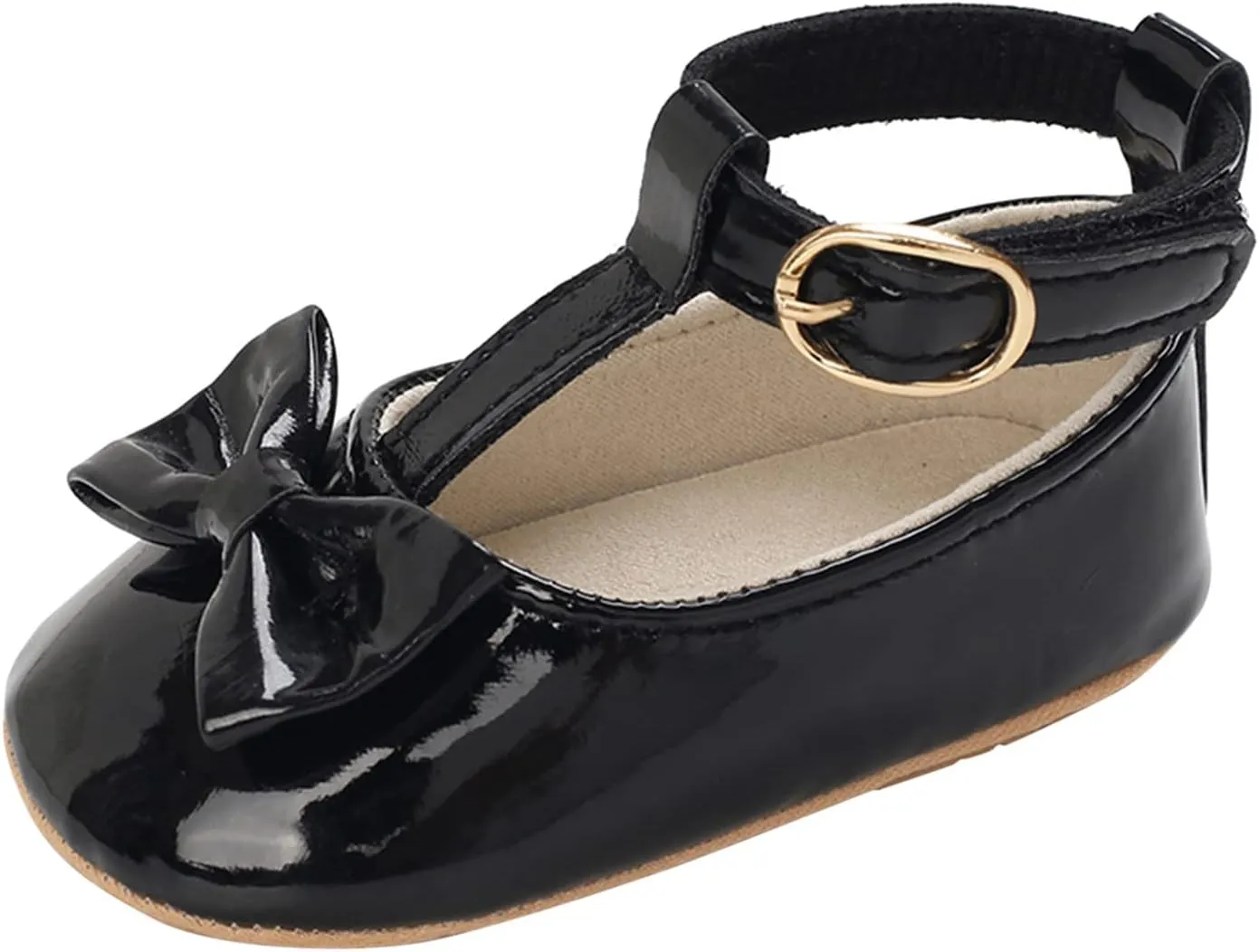 Casual Shoes for Kids Toddler Kids Infant Girls Soild Bowknot Princress Shoes Soft Sole The Floor Barefoot Shoes