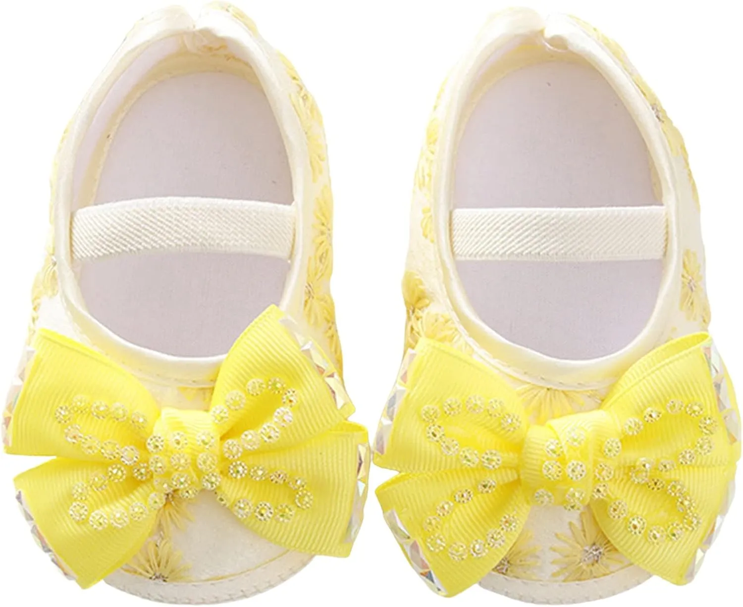 Children First Walking Sneakers Baby Shoes Fashion Soft Sole Toddler Shoes Pearl Dress Flower Princess Shoes