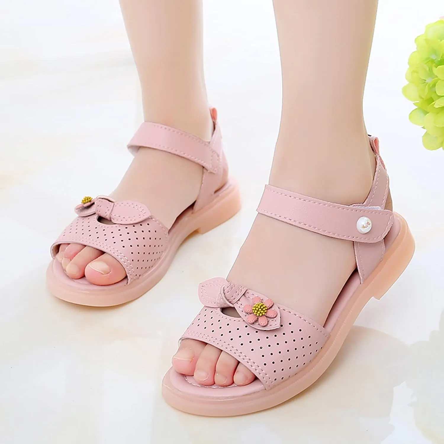 Children Shoes Fashion Flower Thick Sole Sandals Soft Sole Comfortable Princess Sandals Toddler Girl Sandal