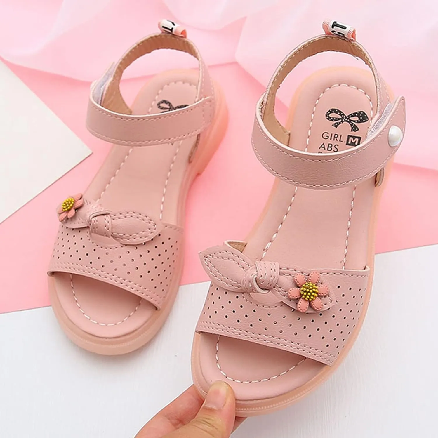 Children Shoes Fashion Flower Thick Sole Sandals Soft Sole Comfortable Princess Sandals Toddler Girl Sandal