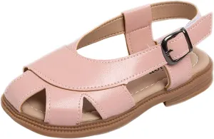Children Shoes Flat Sandals Hollow Beach Shoes Fashion Soft Sole Girls Boys Casual Sandals Baby Girls Sandals (Pink, 12 Little Child)