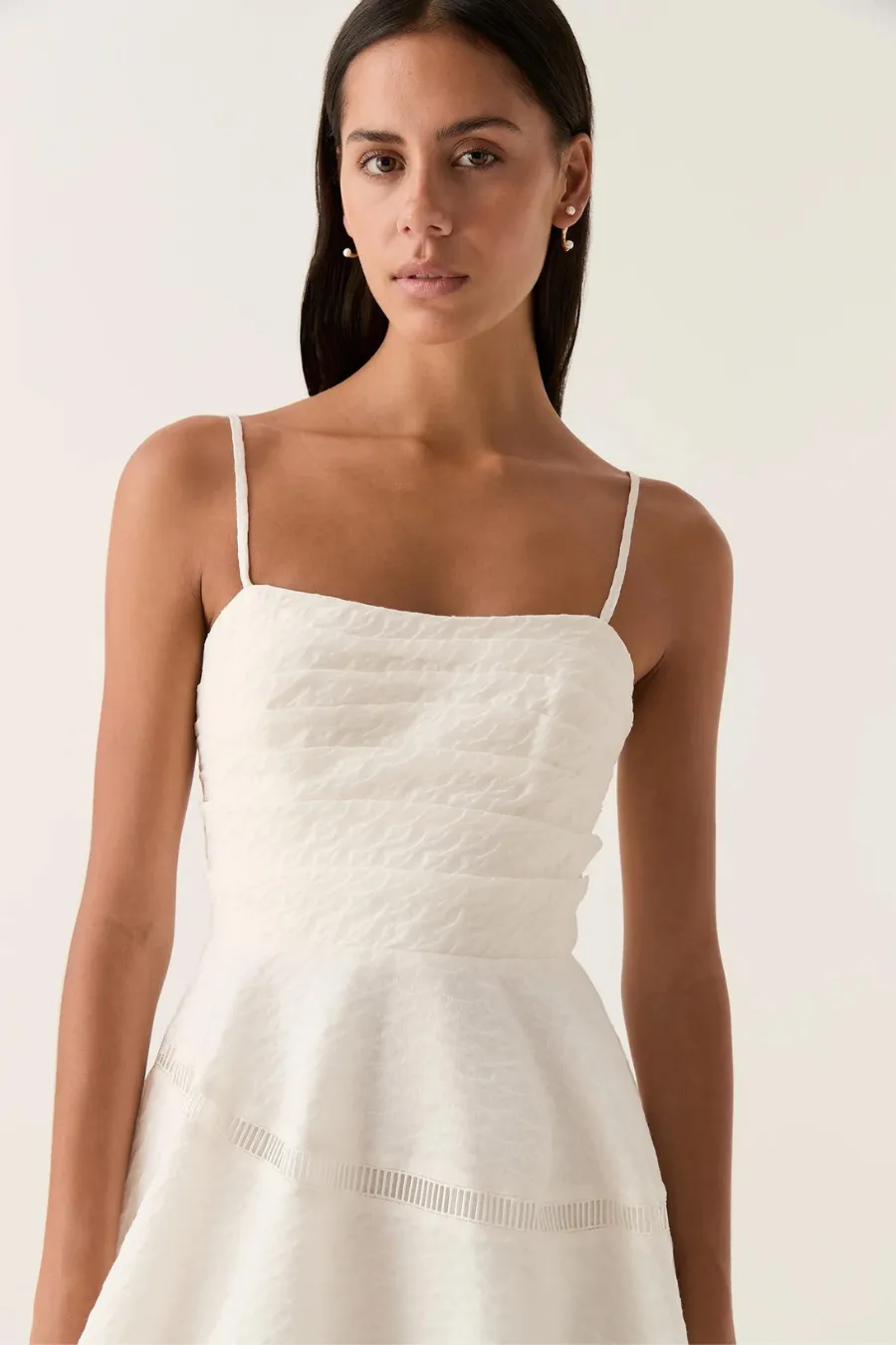 Cinque Jacquard Mini Dress Ivory
