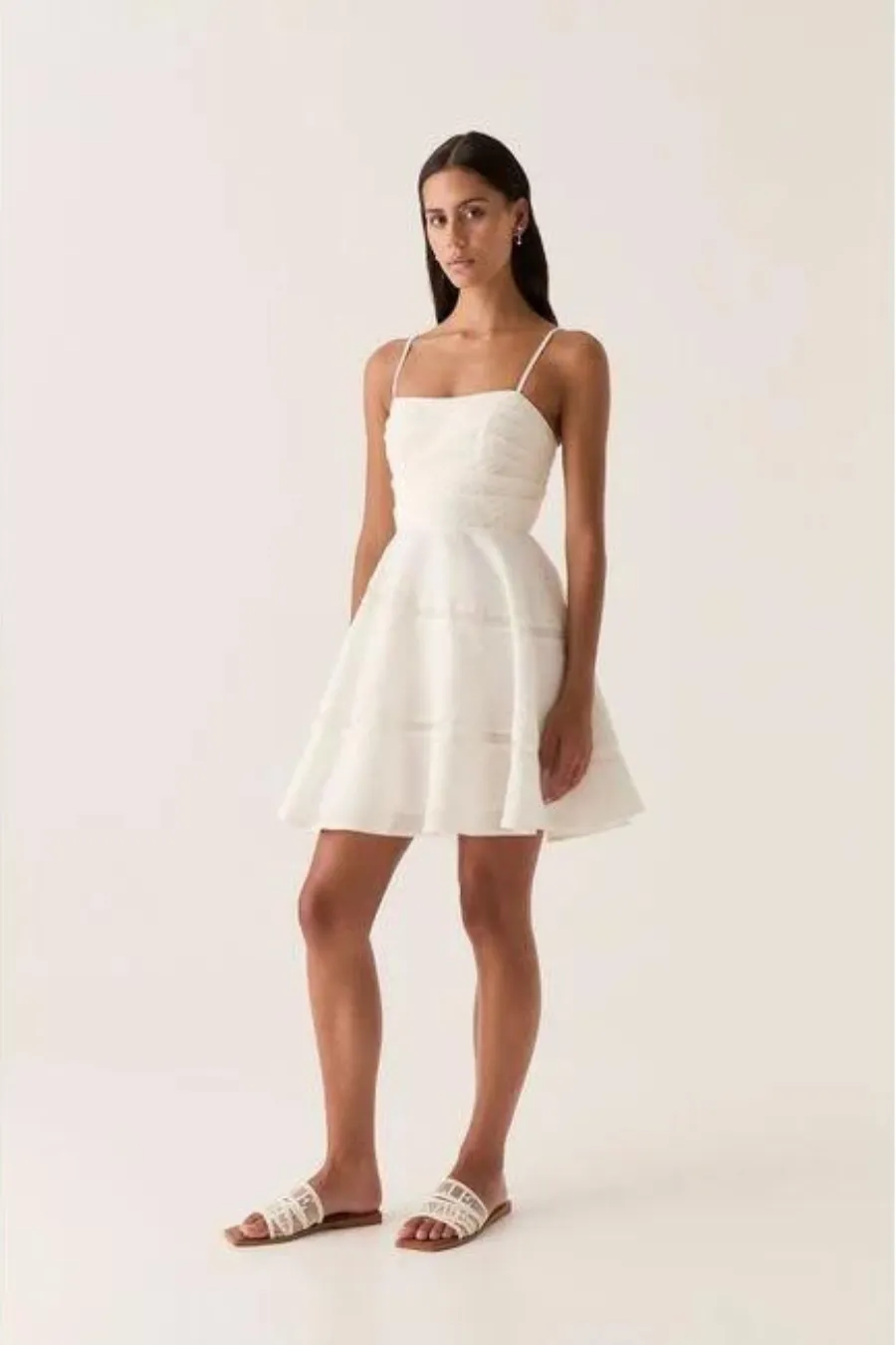 Cinque Jacquard Mini Dress Ivory