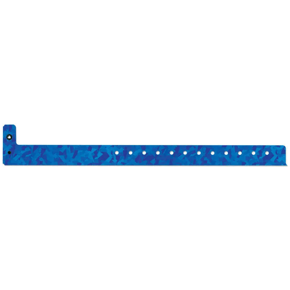 Confetti™ Holographic Plastic Wristbands 3/4" 4800 (500/Box)
