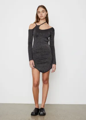 Cut Out Detail Asymmetric Dress