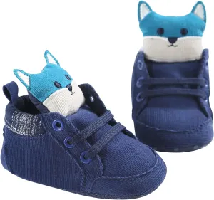 Cute Cartoon Infant Unisex Baby Warm Cotton Anti-Slip Soft Sole First Walkers Shoes Baby Boy Girl Shoes Sneakers