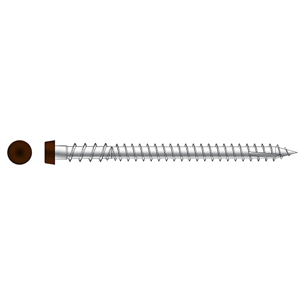 Deck-Drive DCU COMPOSITE Screw - #10 x 2-3/4 in. T20, Type 316, Red 01 (70-Qty) (Pack of 5)