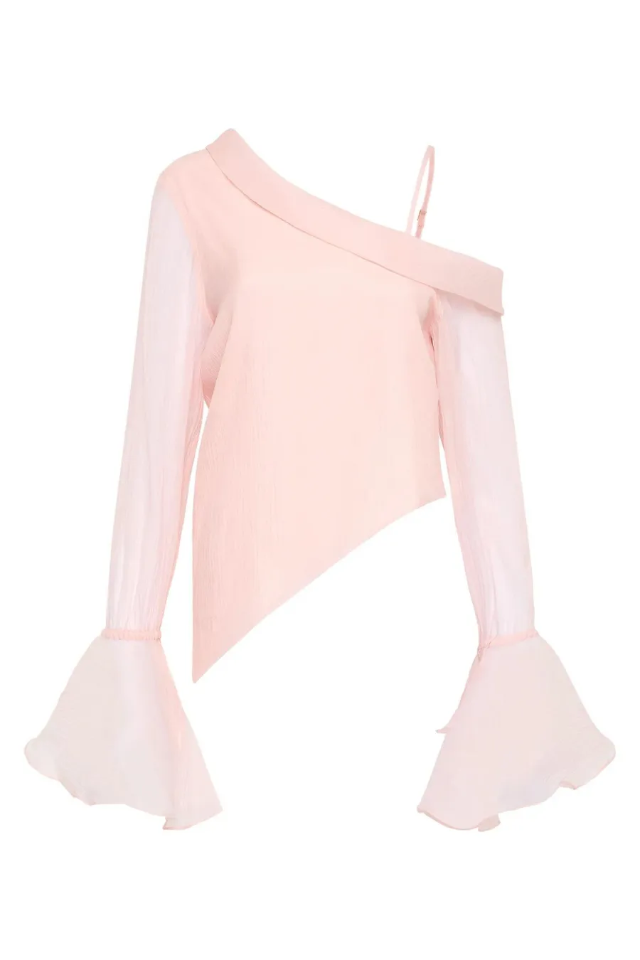 Edith Draped Top Blush Pink