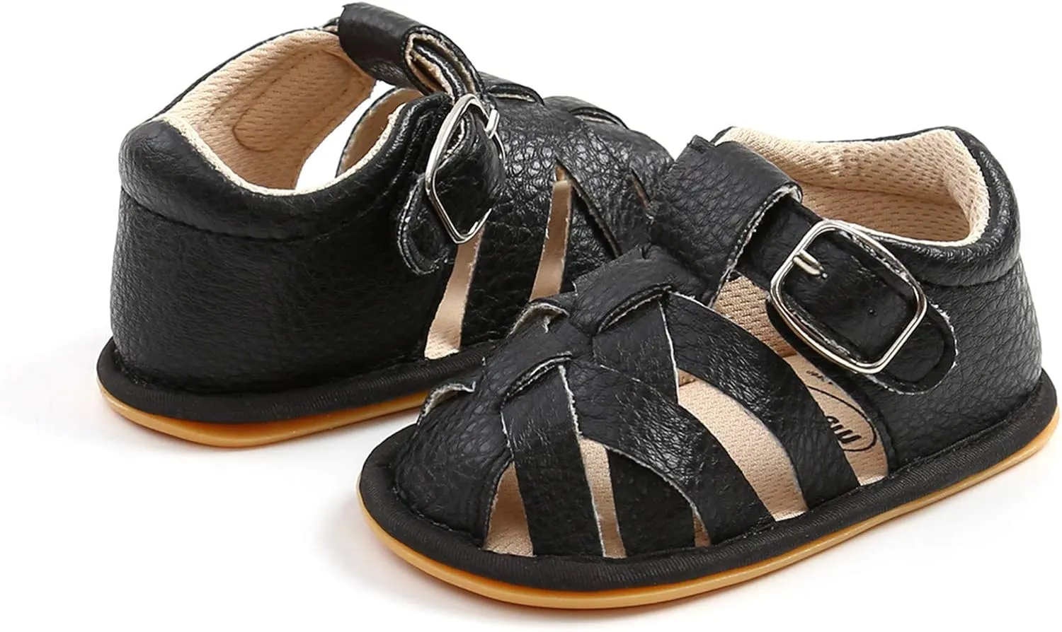 EnJoCho Baby Boys Girls Sandals Soft Non-Slip Rubber Sole Summer Flat Walking Shoes Toddler Flats First Walkers Crib Shoe