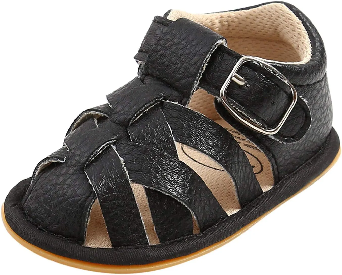 EnJoCho Baby Boys Girls Sandals Soft Non-Slip Rubber Sole Summer Flat Walking Shoes Toddler Flats First Walkers Crib Shoe