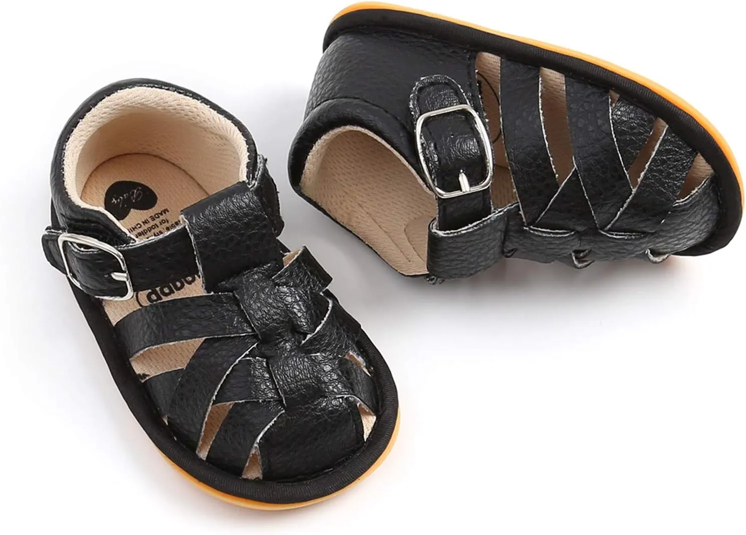 EnJoCho Baby Boys Girls Sandals Soft Non-Slip Rubber Sole Summer Flat Walking Shoes Toddler Flats First Walkers Crib Shoe