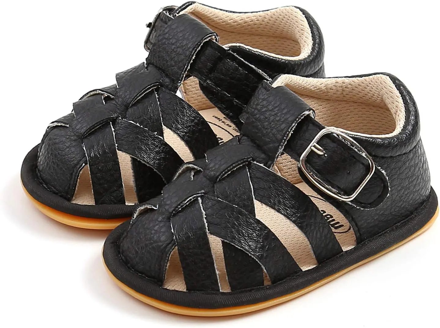 EnJoCho Baby Boys Girls Sandals Soft Non-Slip Rubber Sole Summer Flat Walking Shoes Toddler Flats First Walkers Crib Shoe