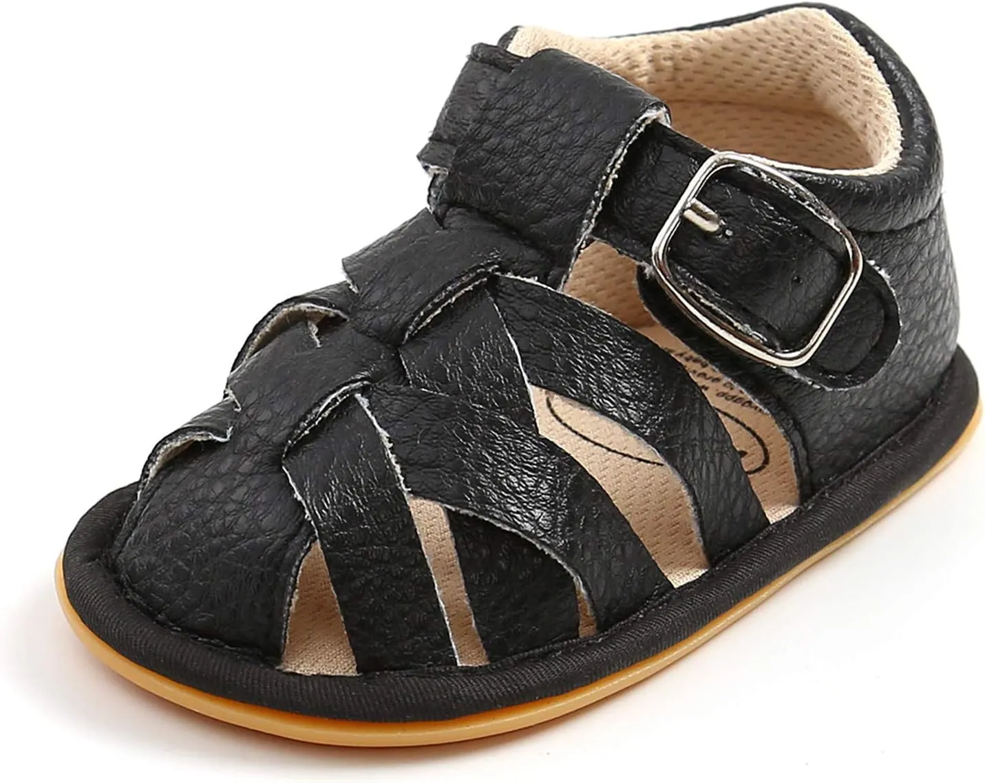 EnJoCho Baby Boys Girls Sandals Soft Non-Slip Rubber Sole Summer Flat Walking Shoes Toddler Flats First Walkers Crib Shoe