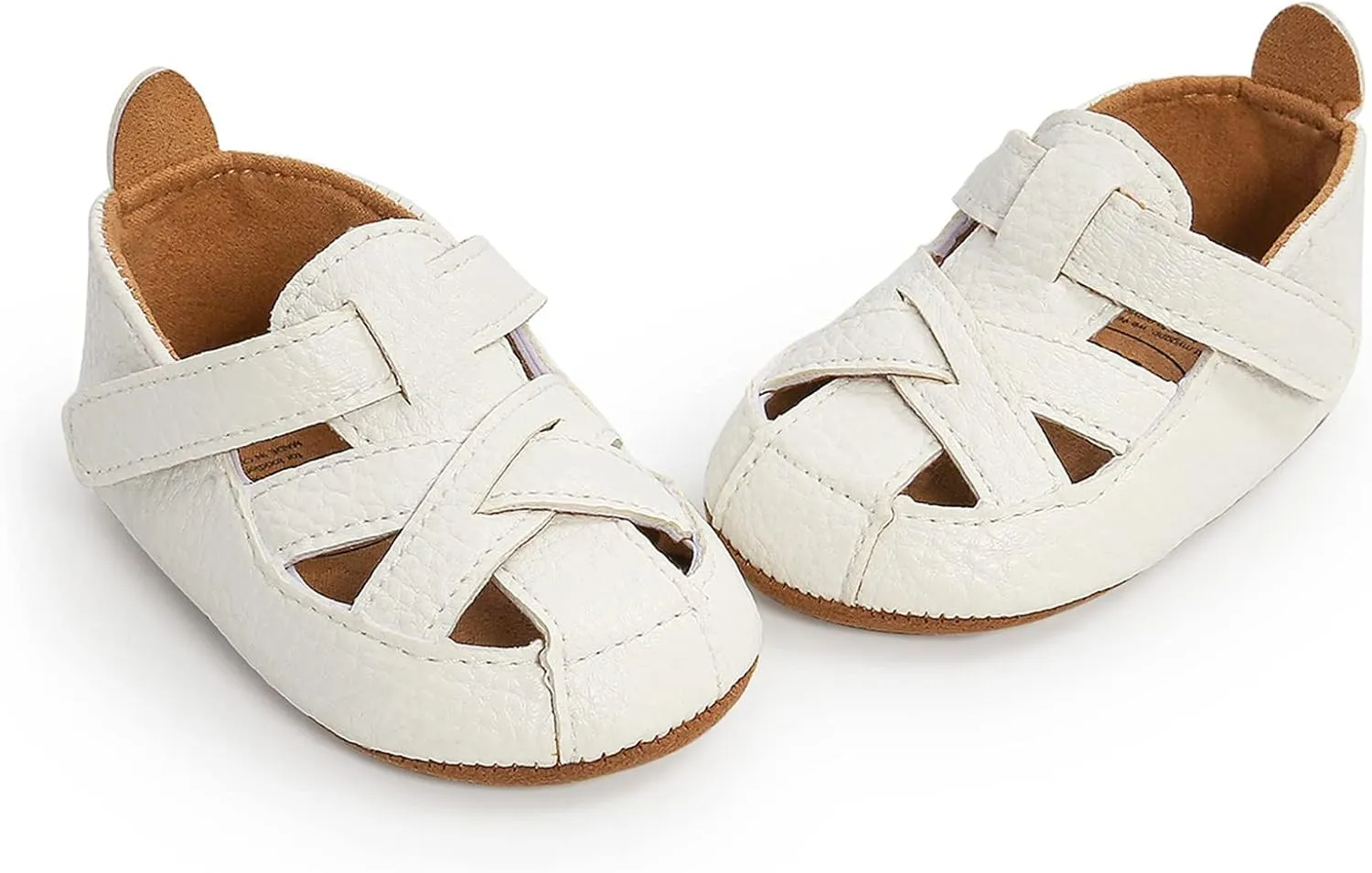 EnJoCho Baby Girl Boy Sandal Premium Soft Anti-Slip Rubber Sole Infant Summer Closed Toe Outdoor Shoes Toddler First Walkers