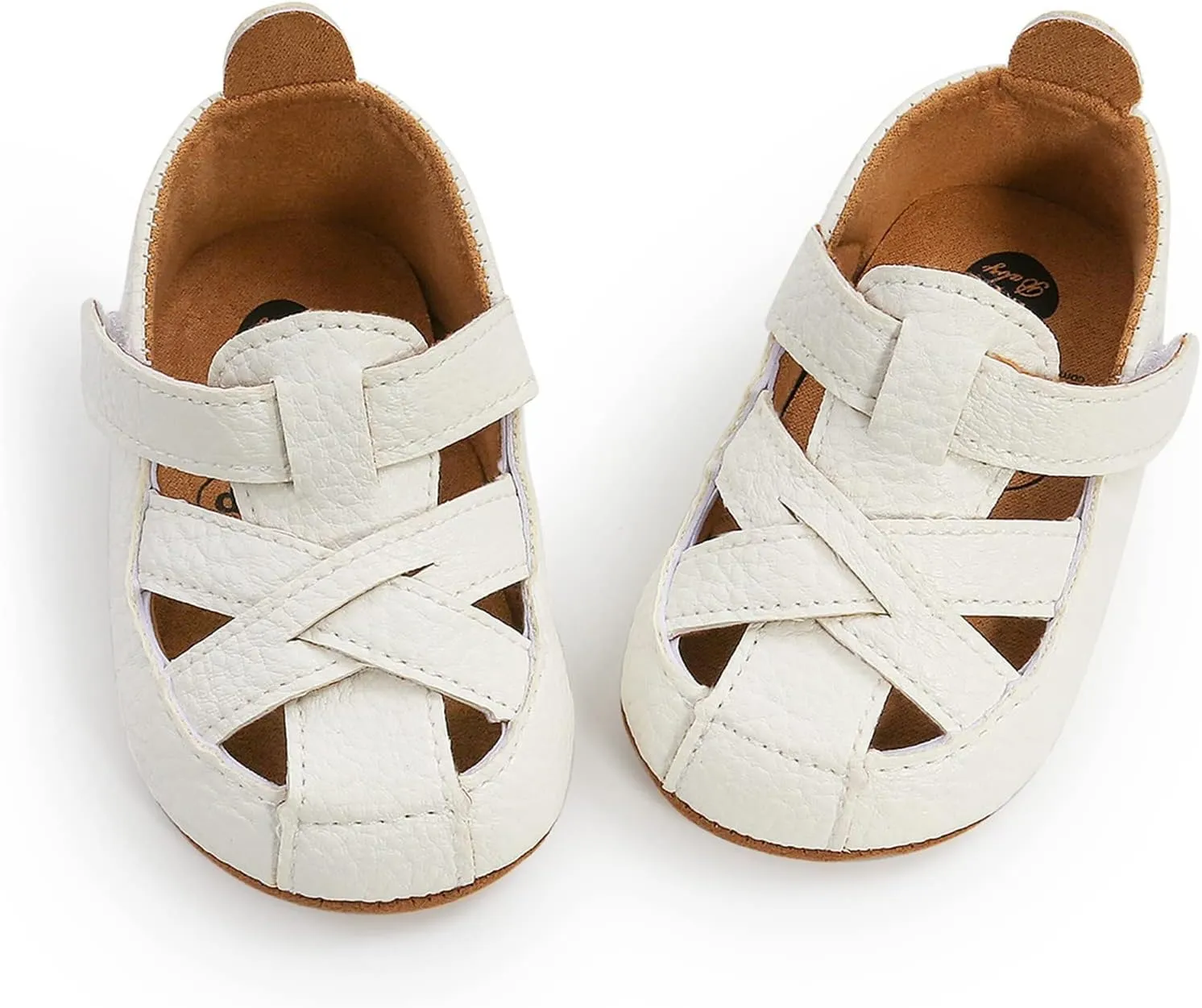 EnJoCho Baby Girl Boy Sandal Premium Soft Anti-Slip Rubber Sole Infant Summer Closed Toe Outdoor Shoes Toddler First Walkers
