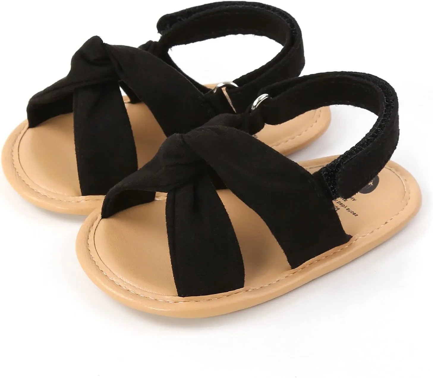 EnJoCho Baby Girls 0-18M Sandals Summer Shoes Soft Sole Outdoor First Walk Toddler Girls Shoes Flats for Party Wedding