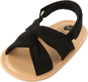 EnJoCho Baby Girls 0-18M Sandals Summer Shoes Soft Sole Outdoor First Walk Toddler Girls Shoes Flats for Party Wedding