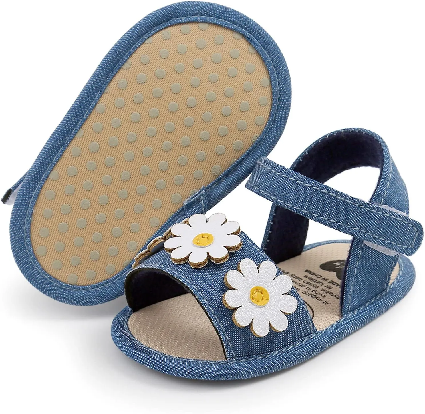 EnJoCho Children Shoes Baby Boys Girls Sandals Soft Sole Summer Shoes Baby Flat Shoes Outdoor Beach Shoes First Walkers