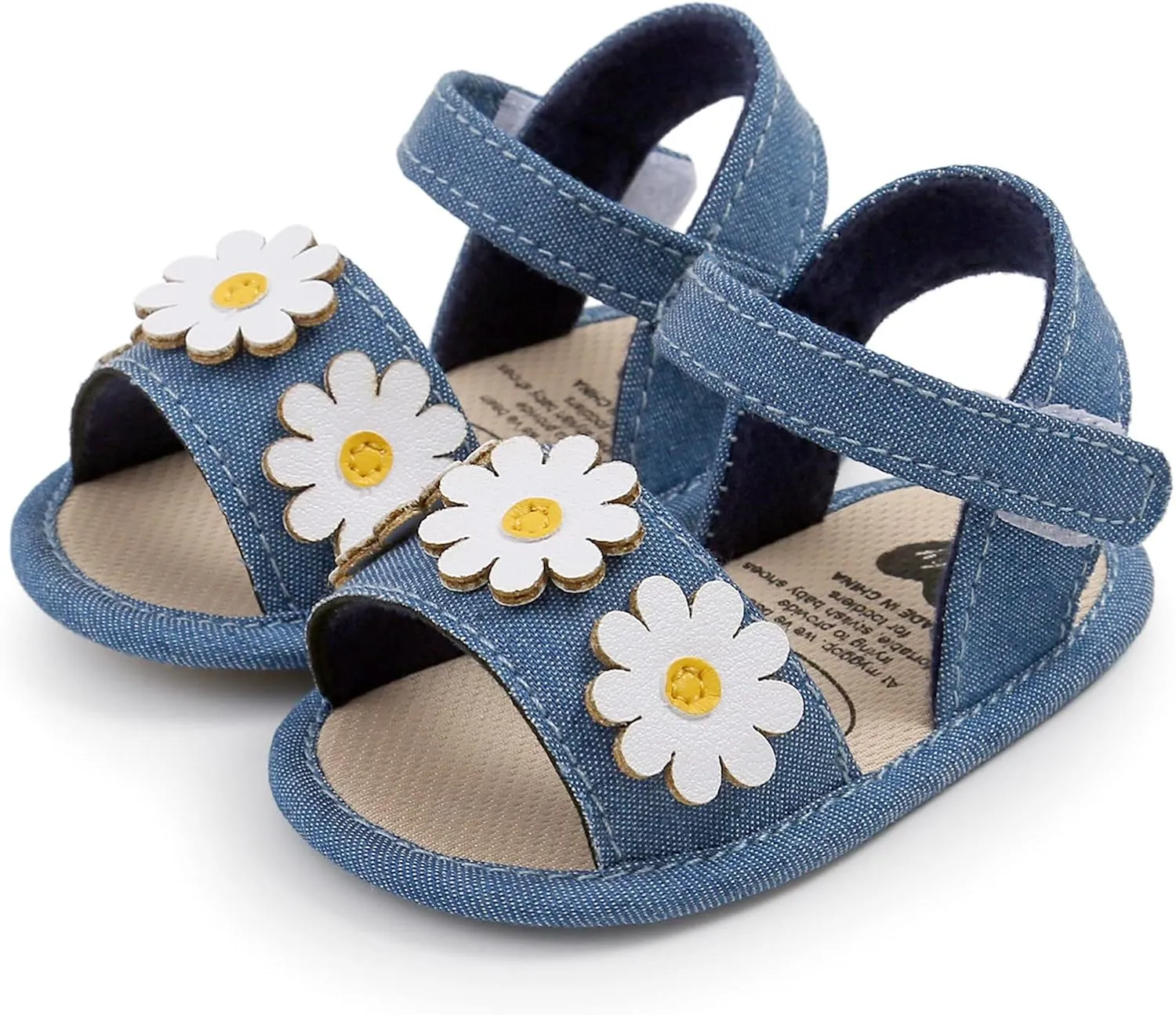 EnJoCho Children Shoes Baby Boys Girls Sandals Soft Sole Summer Shoes Baby Flat Shoes Outdoor Beach Shoes First Walkers