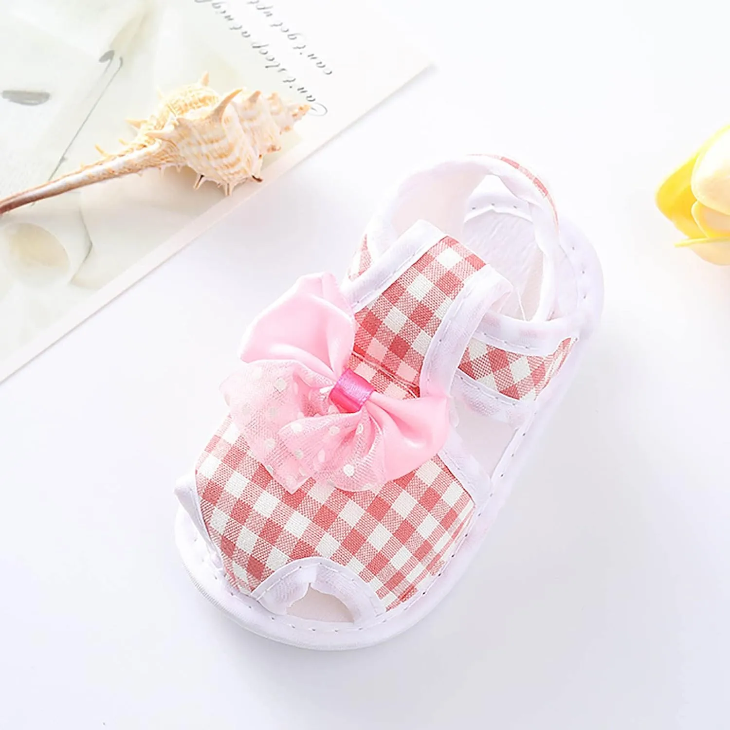 EnJoCho Children Sneakers Baby Girls Boys Non-Slip Soft Sole Toddler Shoes Infant Toddler First Walkers Shoes Princess