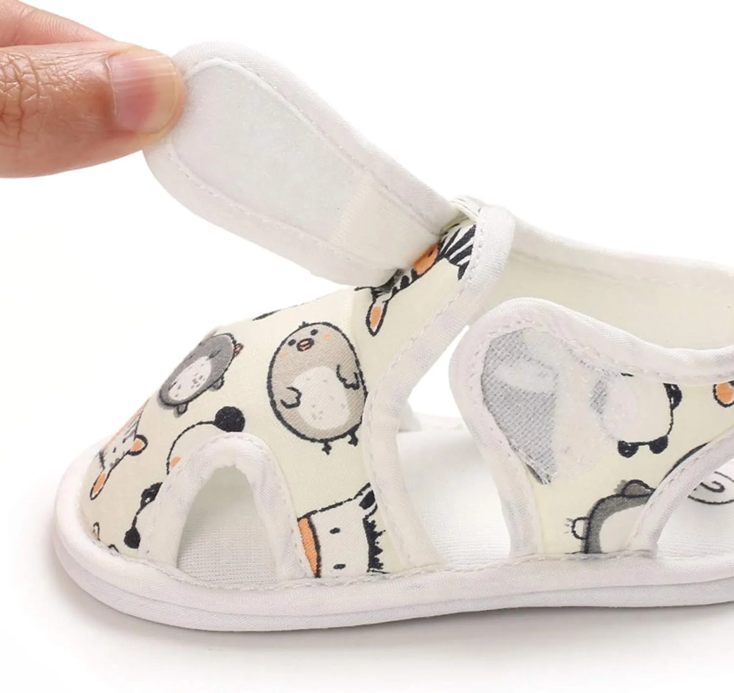 EnJoCho Infant Baby Boys Girls Cartoon Sandals Soft Sole Non Slip Toddler Prewalker Crib Summer Outdoor Walking Shoes