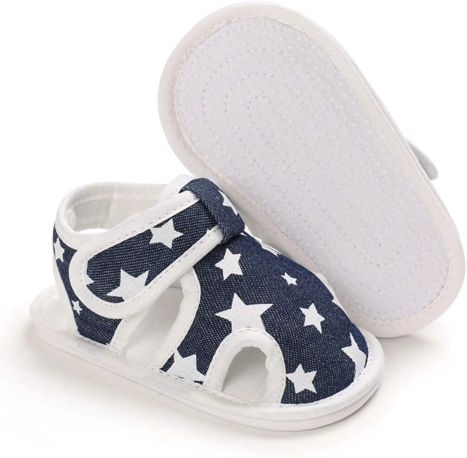 EnJoCho Infant Baby Boys Girls Cartoon Sandals Soft Sole Non Slip Toddler Prewalker Crib Summer Outdoor Walking Shoes