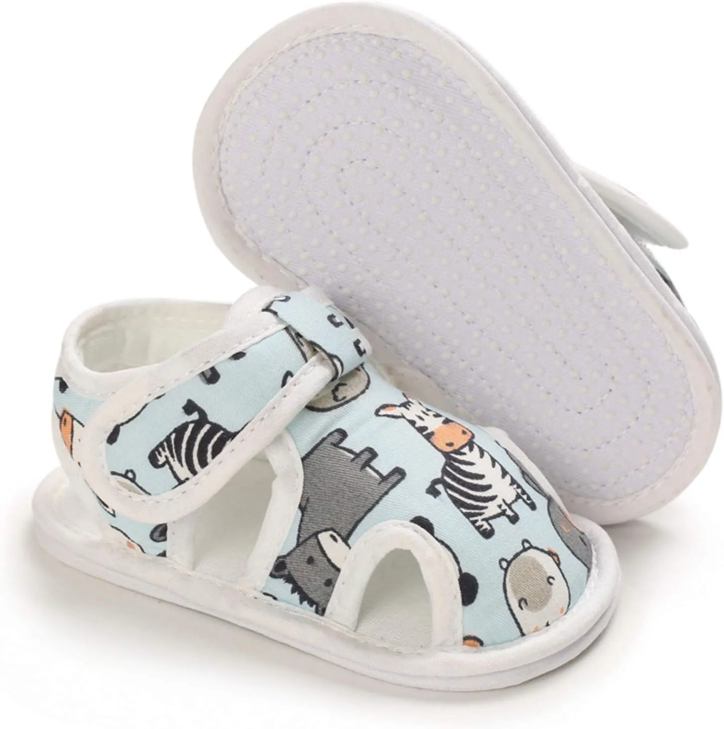EnJoCho Infant Baby Boys Girls Cartoon Sandals Soft Sole Non Slip Toddler Prewalker Crib Summer Outdoor Walking Shoes