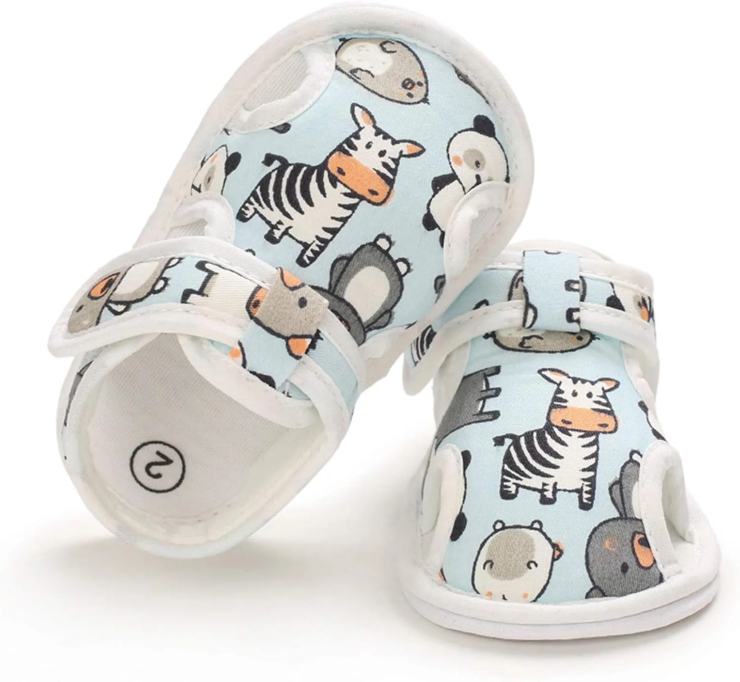 EnJoCho Infant Baby Boys Girls Cartoon Sandals Soft Sole Non Slip Toddler Prewalker Crib Summer Outdoor Walking Shoes