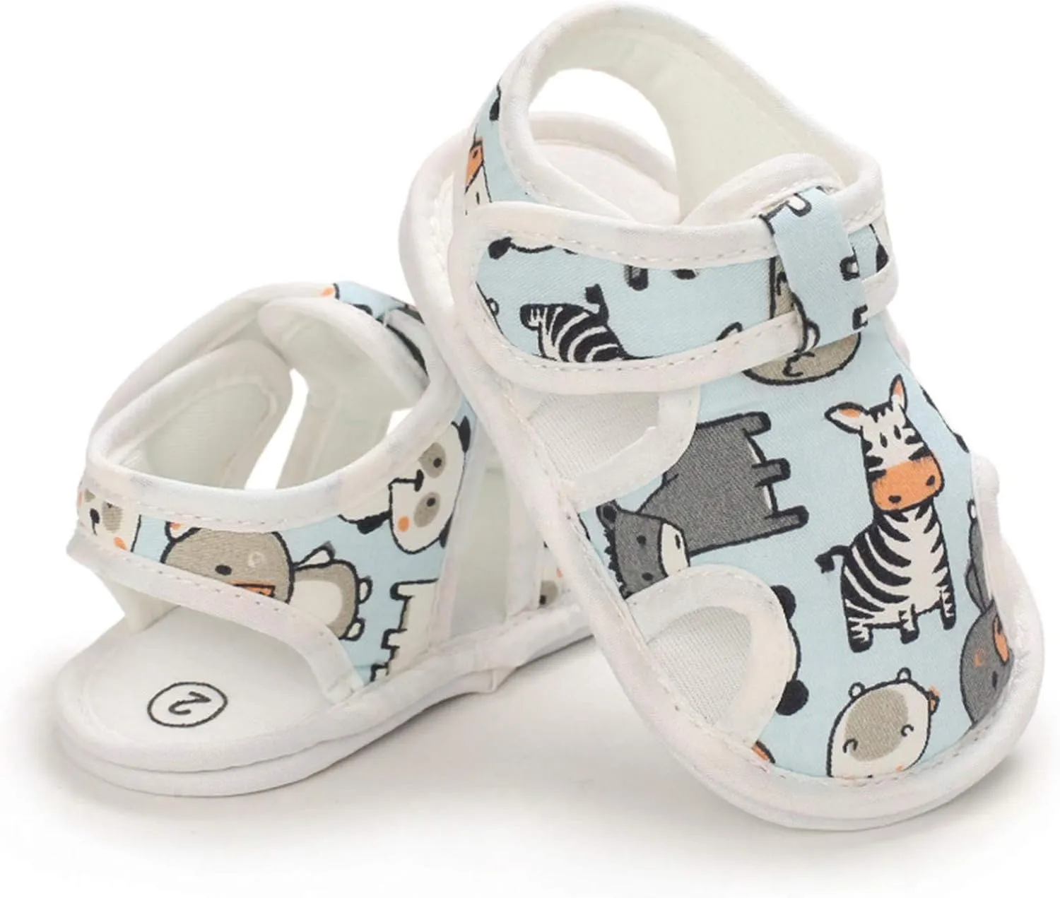 EnJoCho Infant Baby Boys Girls Cartoon Sandals Soft Sole Non Slip Toddler Prewalker Crib Summer Outdoor Walking Shoes