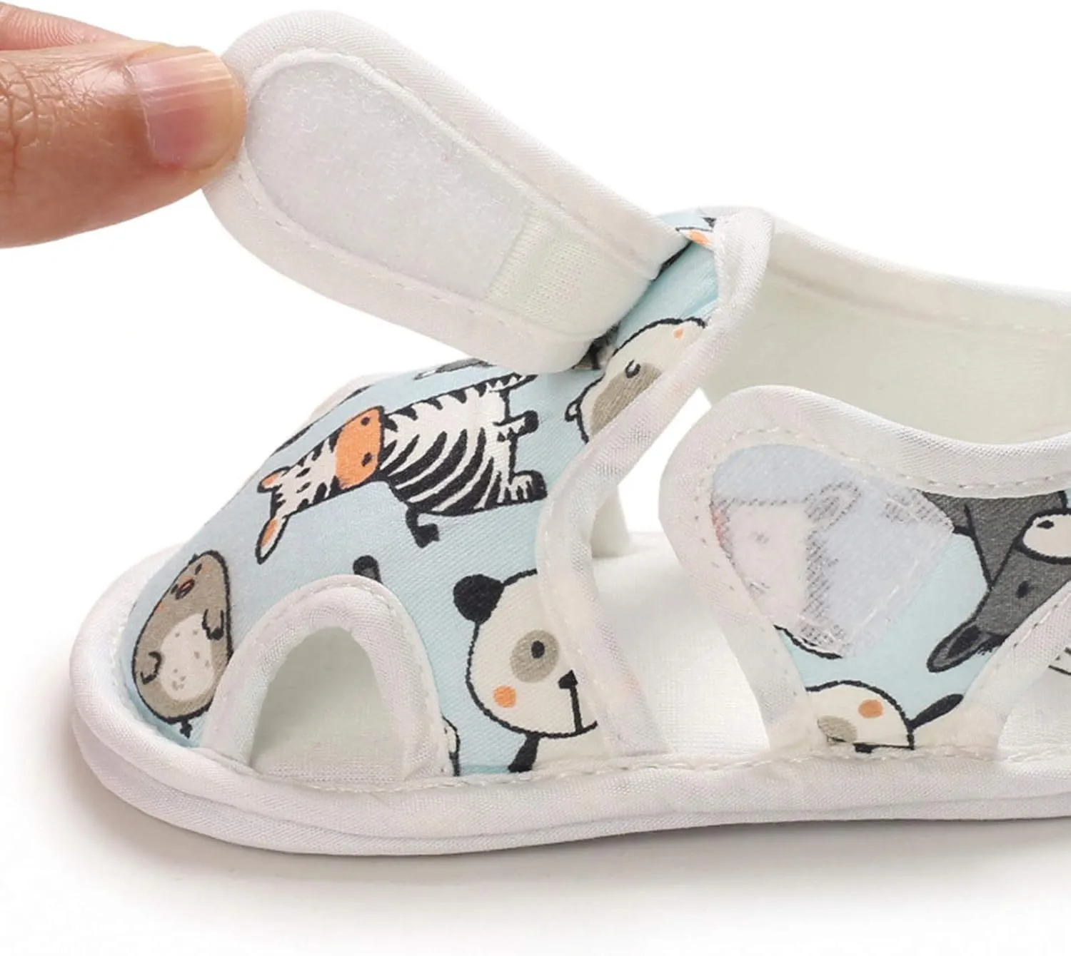 EnJoCho Infant Baby Boys Girls Cartoon Sandals Soft Sole Non Slip Toddler Prewalker Crib Summer Outdoor Walking Shoes